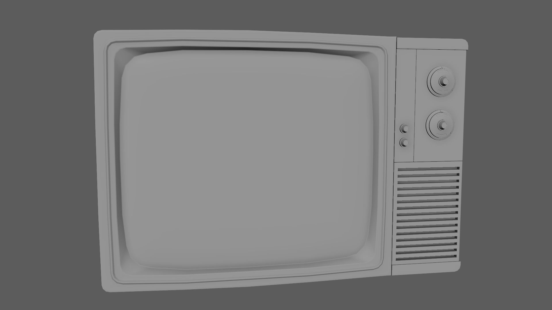 1970s Style Tv Old Tv Vintage Tv Retro Tv 3D model_5