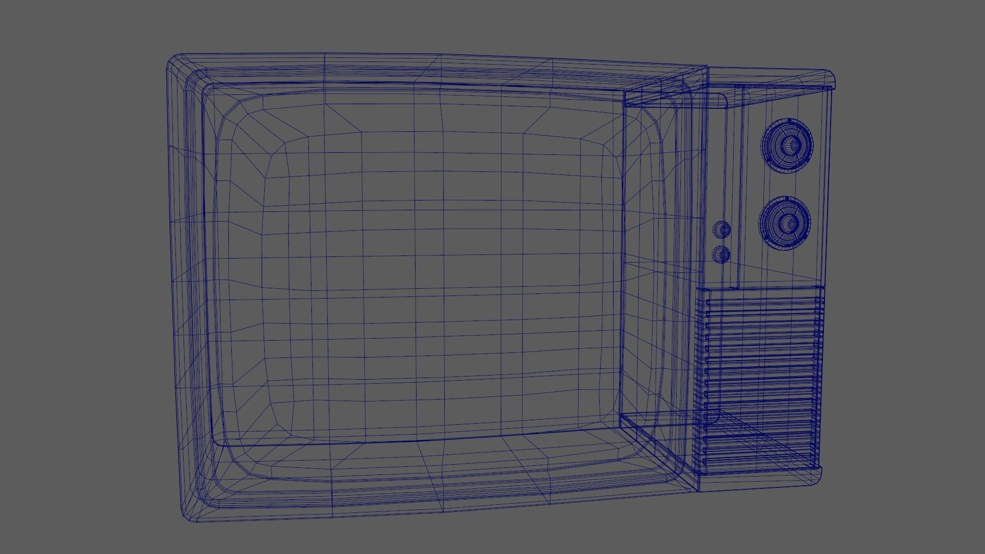 1970s Style Tv Old Tv Vintage Tv Retro Tv 3D model_13