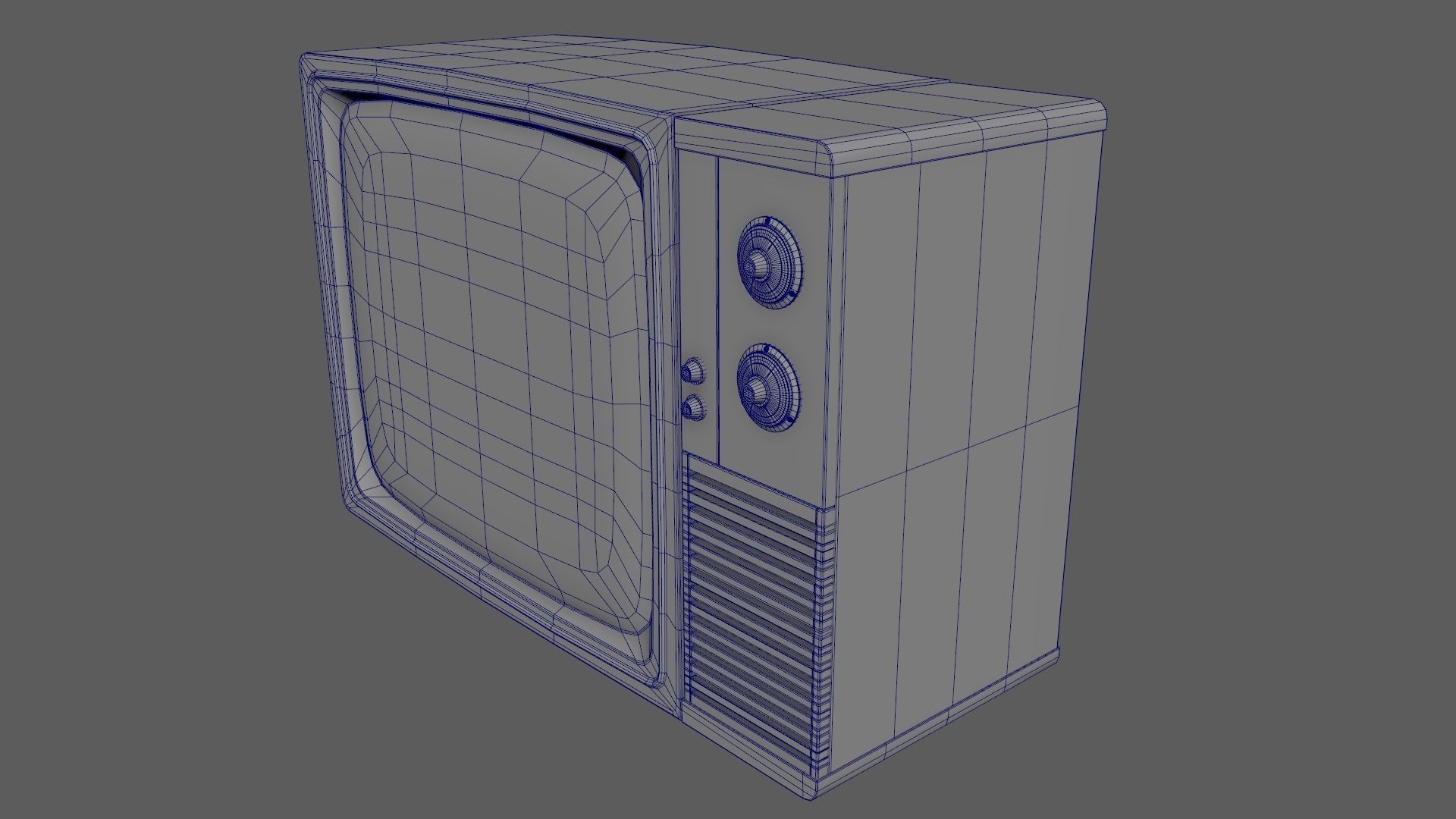 1970s Style Tv Old Tv Vintage Tv Retro Tv 3D model_10
