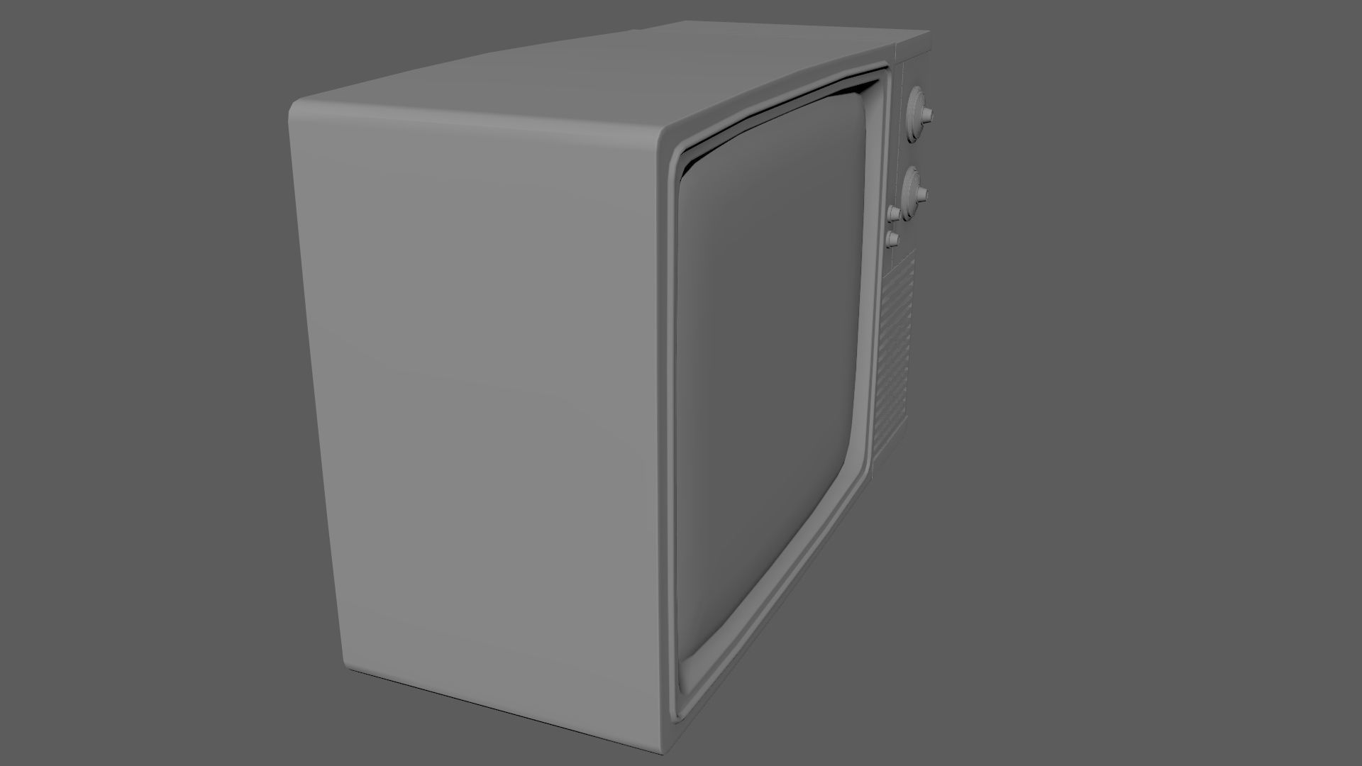 1970s Style Tv Old Tv Vintage Tv Retro Tv 3D model_8