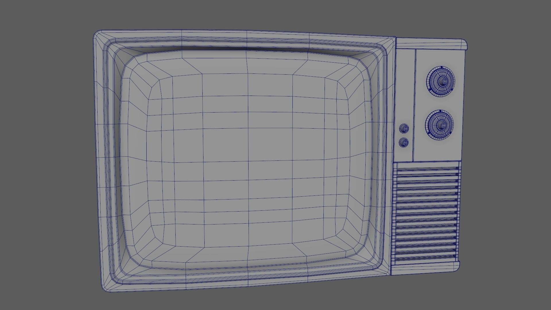 1970s Style Tv Old Tv Vintage Tv Retro Tv 3D model_9