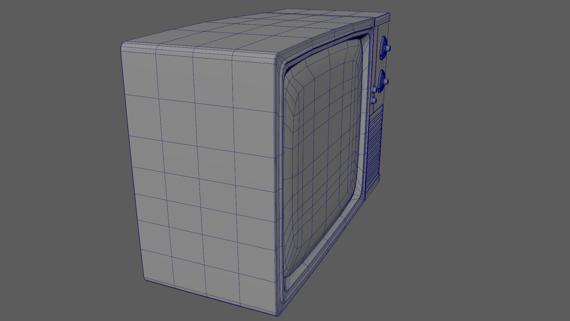 1970s Style Tv Old Tv Vintage Tv Retro Tv 3D model_12