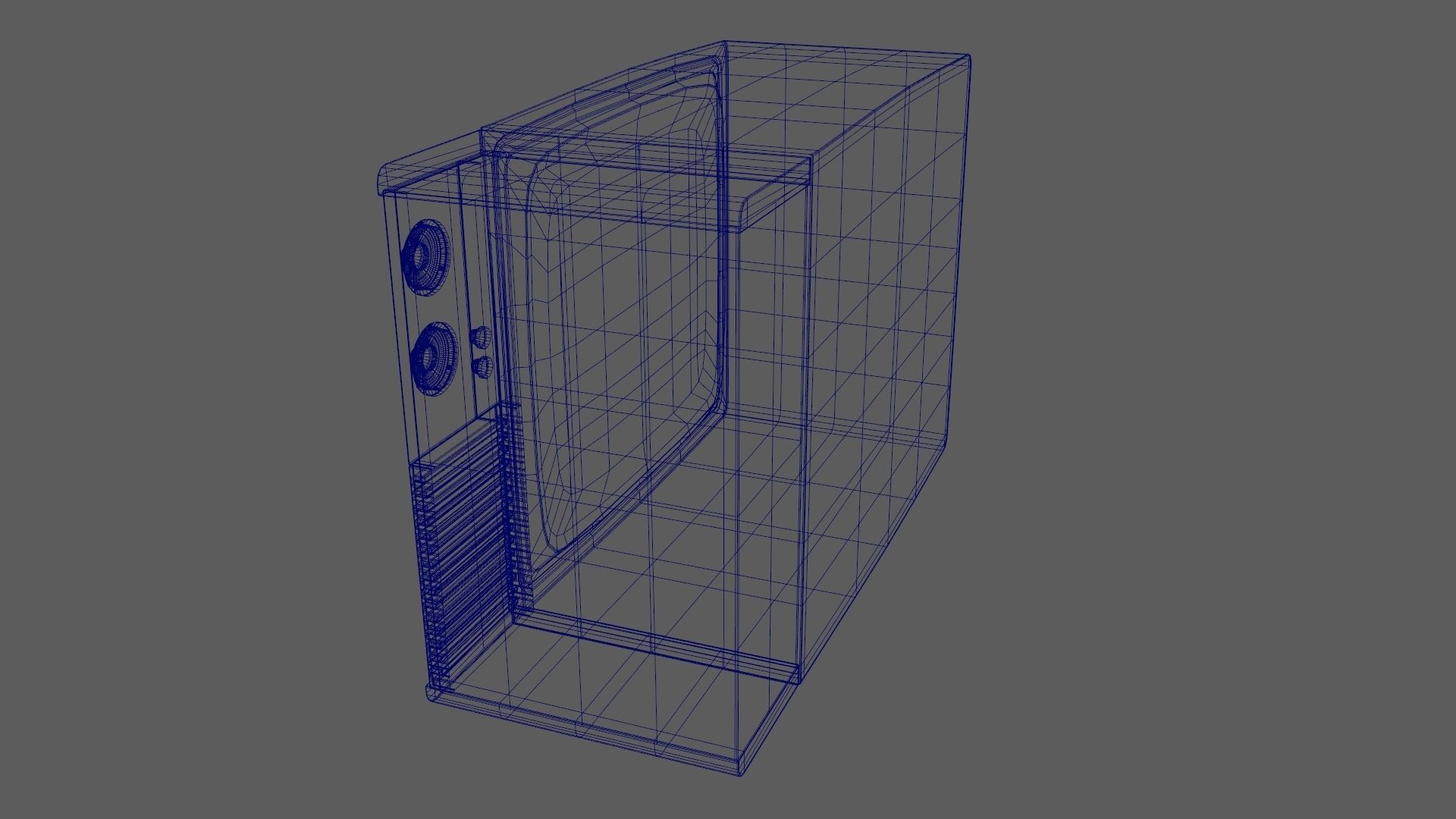 1970s Style Tv Old Tv Vintage Tv Retro Tv 3D model_15