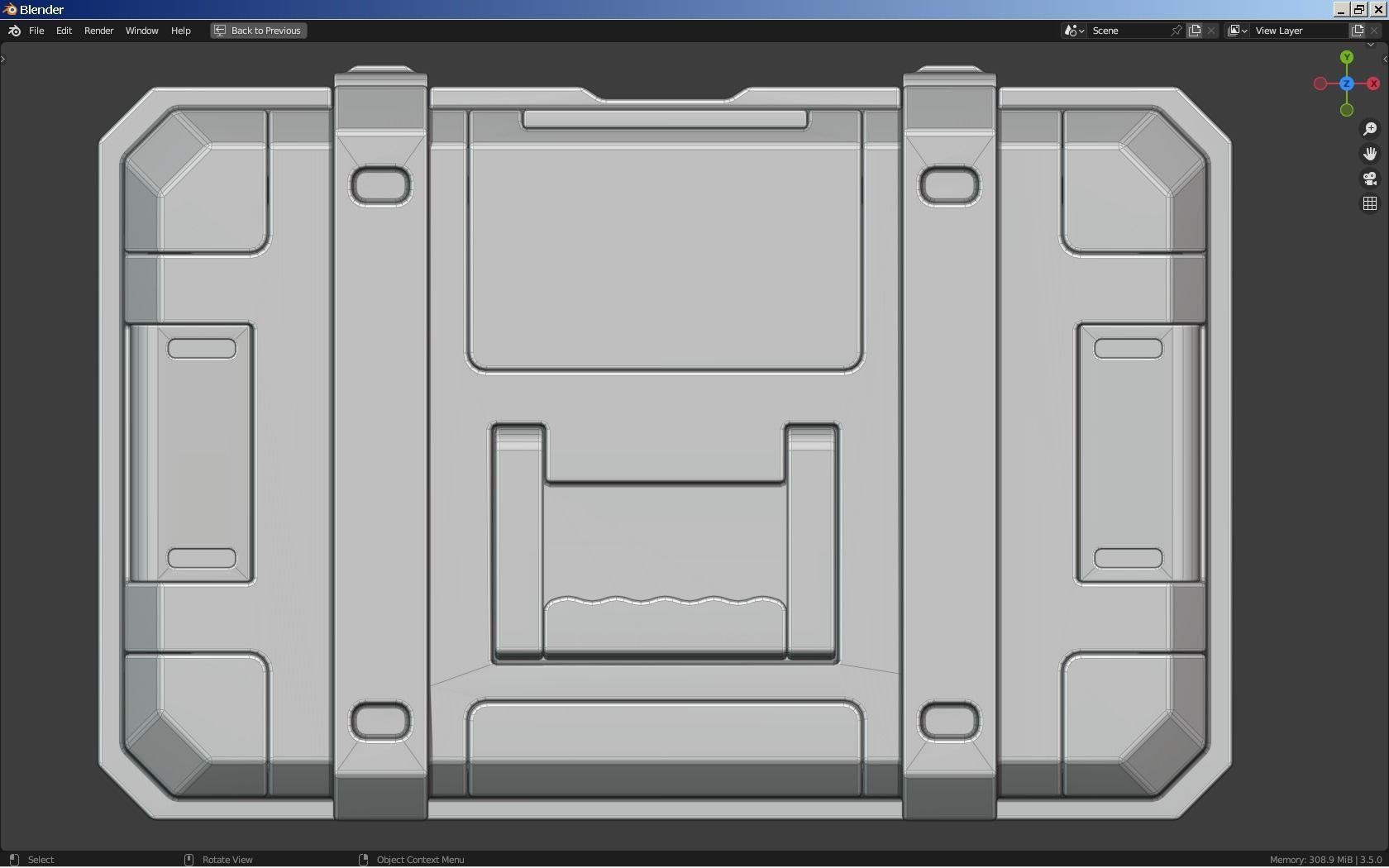 Bench Drill Press and Toolbox 3D model_6