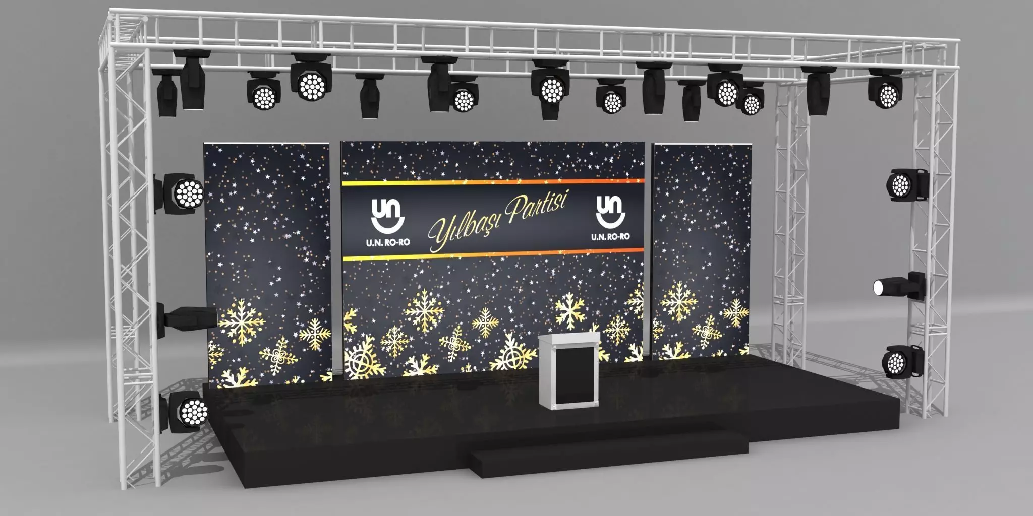 Truss Ceremony Stage 009 3D model