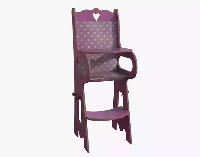 Old Pinkchair Baby Chair Emptiness