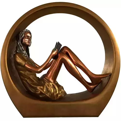 I am a woman sculpture 3D model