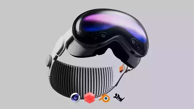 Apple Vision Pro 2023 - HQ 3D Model 3D model