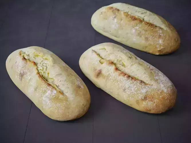 Italian Bread 3D model