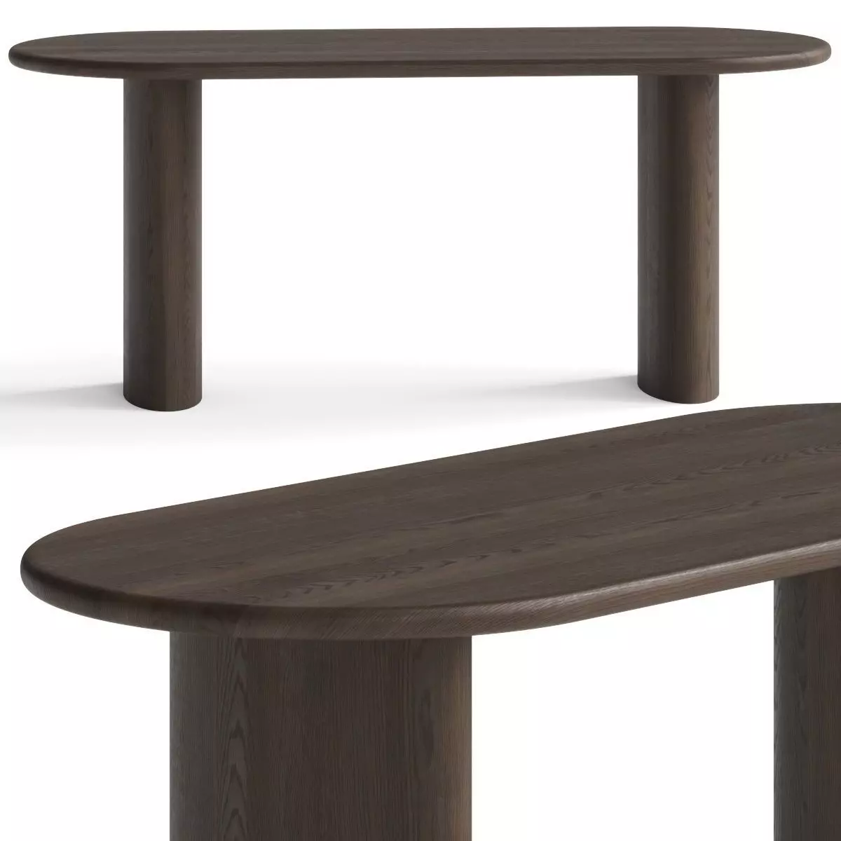 Lulu and Georgia Mattea Oval Dining Table 3D model_0