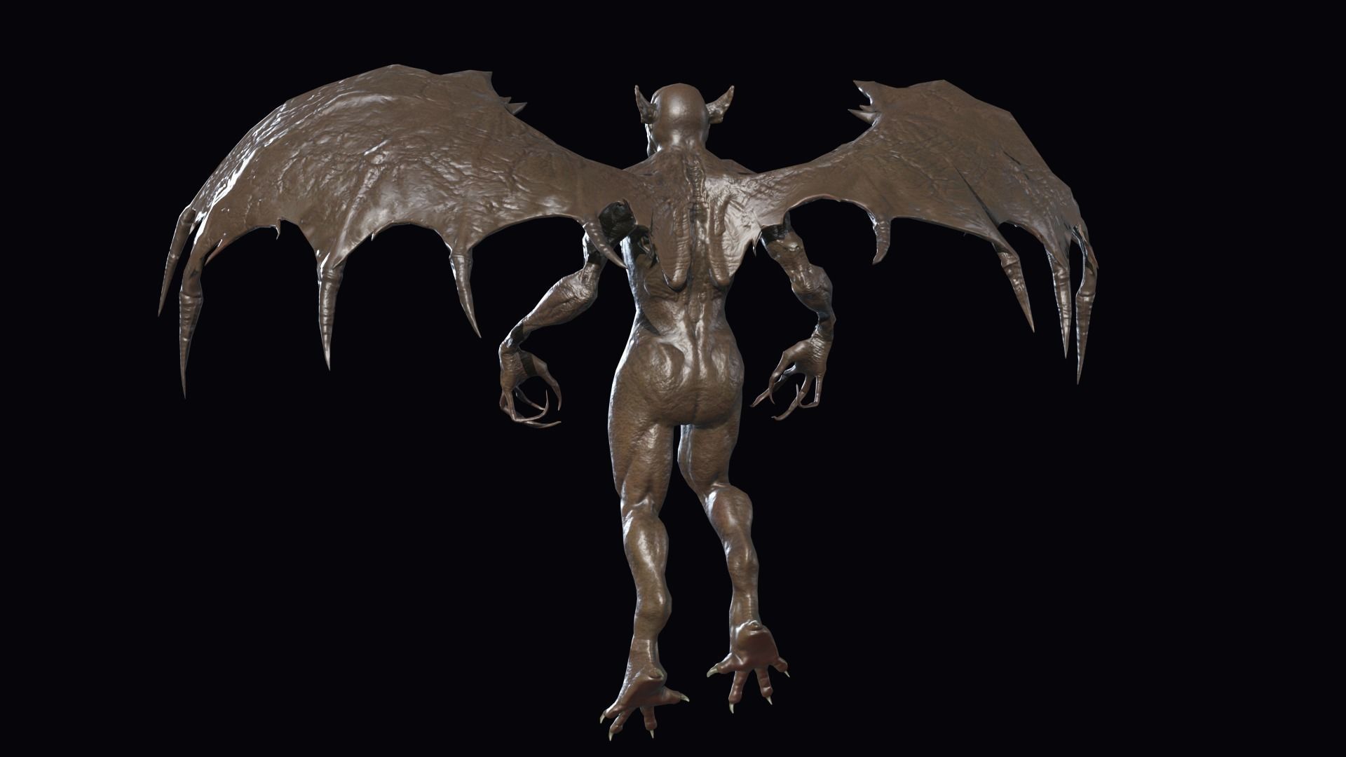 Fly Demon 3 Low-poly 3D model_4