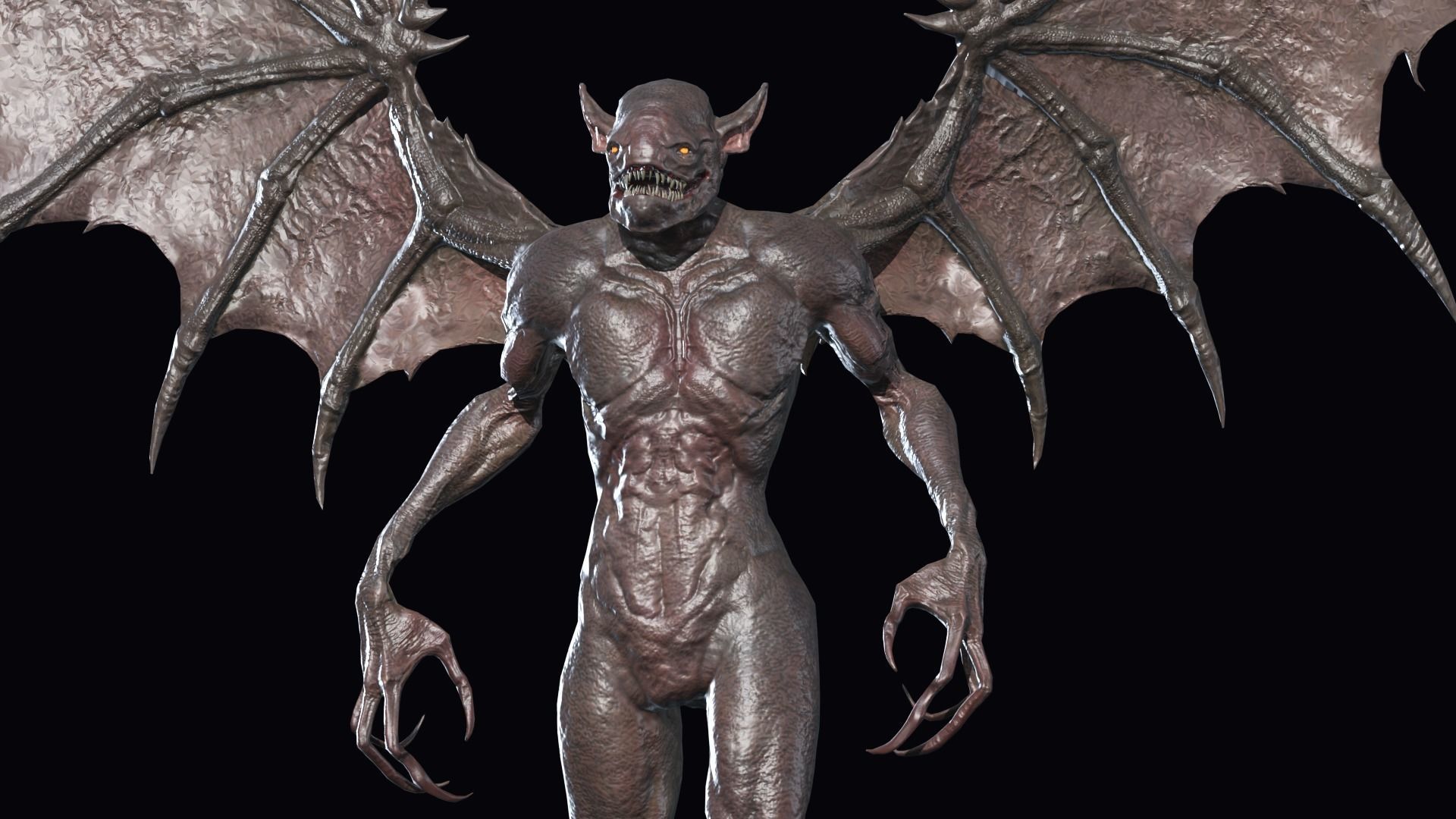 Fly Demon 3 Low-poly 3D model_16
