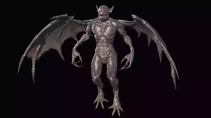 Fly Demon 3 Low-poly 3D model