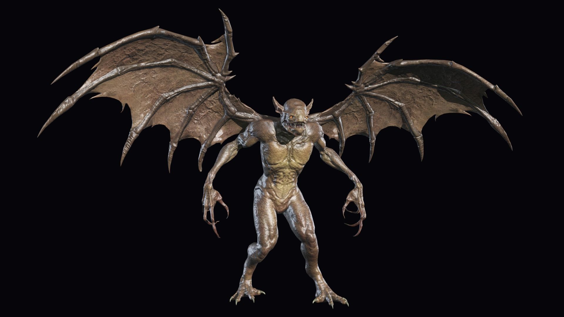 Fly Demon 3 Low-poly 3D model_15