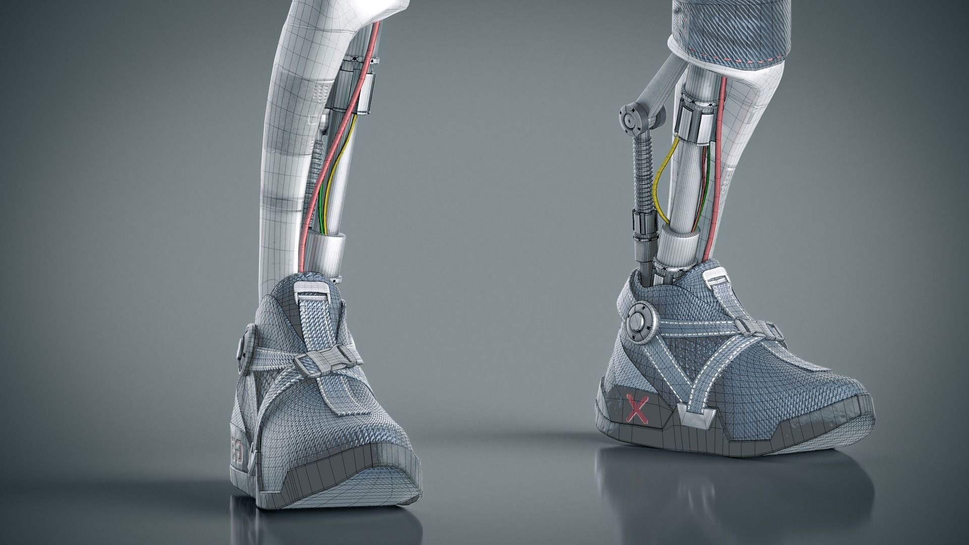 Robot - Advanced Techwear Sci-Fi Cyberpunk Robot 3D model_2