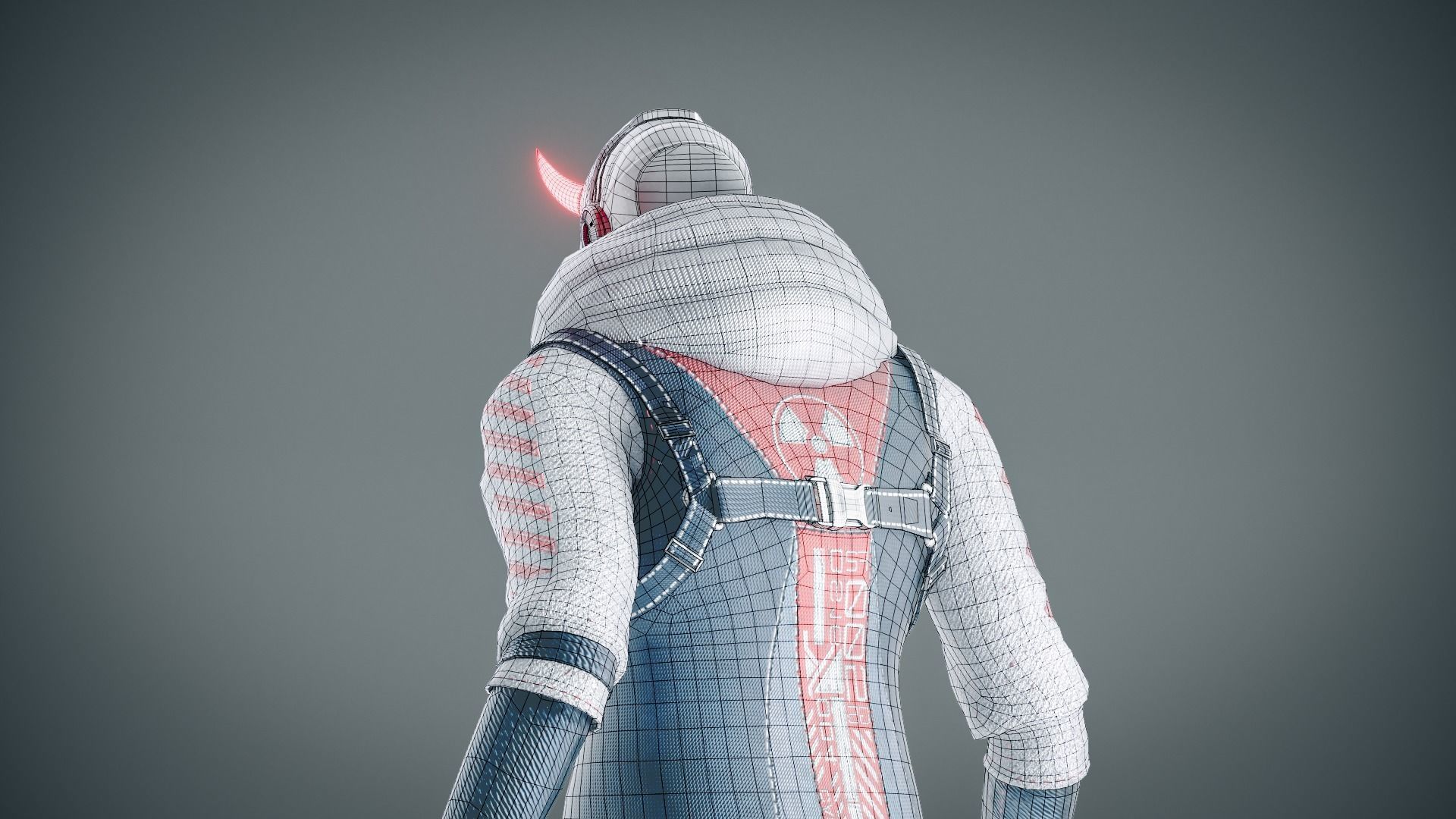 Robot - Advanced Techwear Sci-Fi Cyberpunk Robot 3D model_8