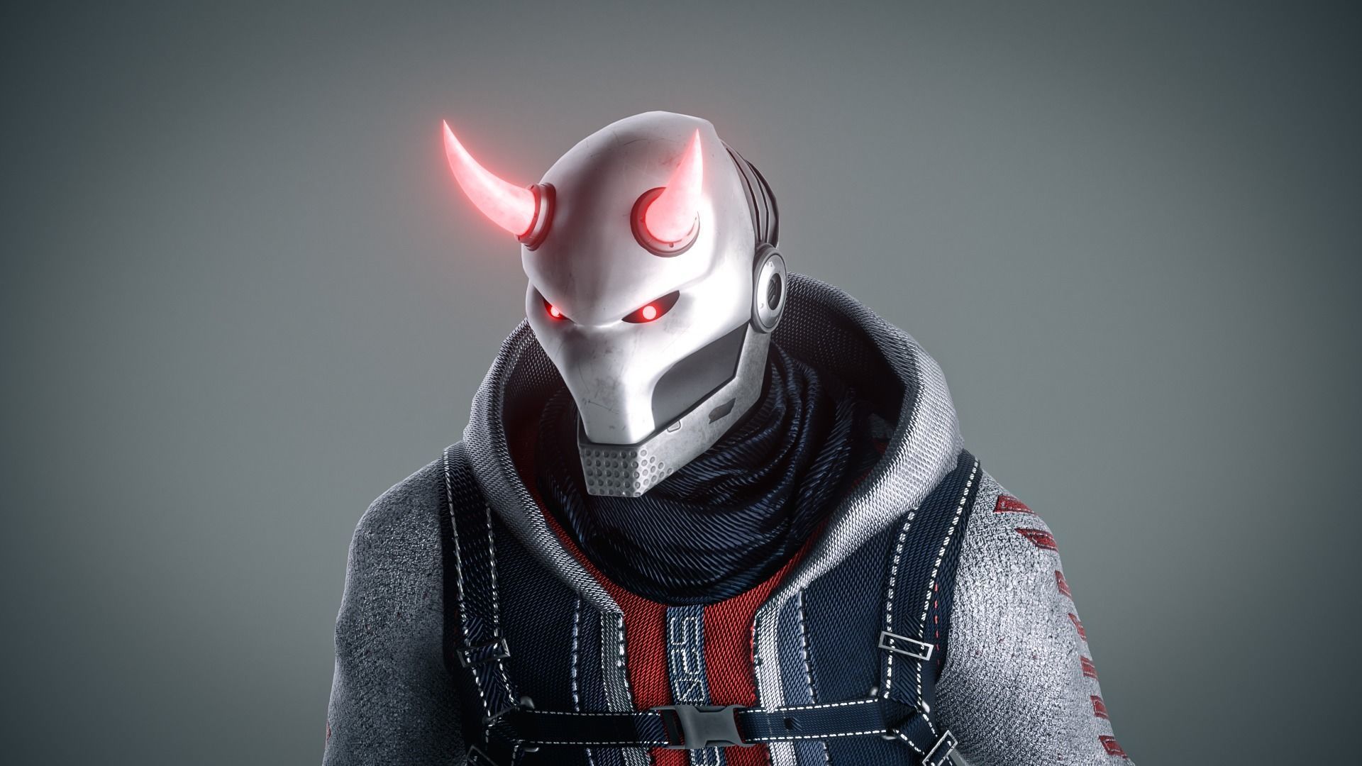 Robot - Advanced Techwear Sci-Fi Cyberpunk Robot 3D model_5