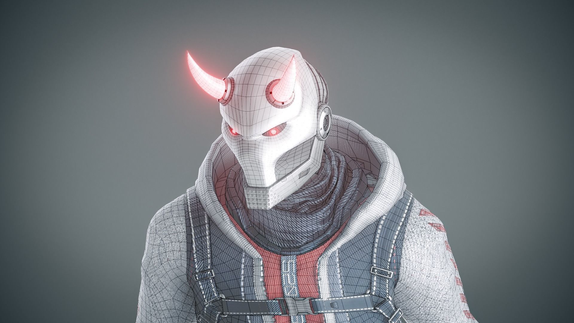 Robot - Advanced Techwear Sci-Fi Cyberpunk Robot 3D model_6