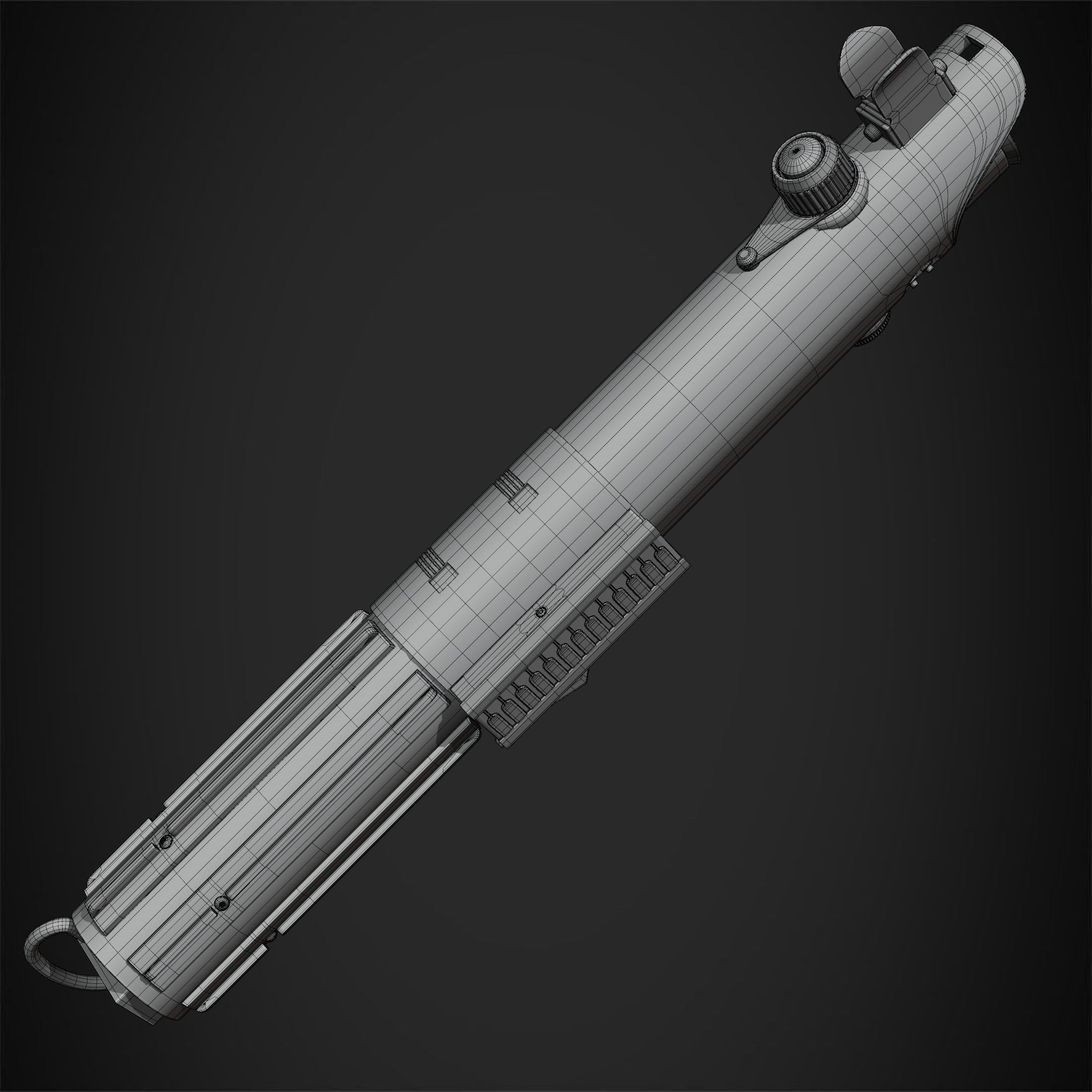 Anakin Skywalker Lightsaber for Cosplay 3D print model_19