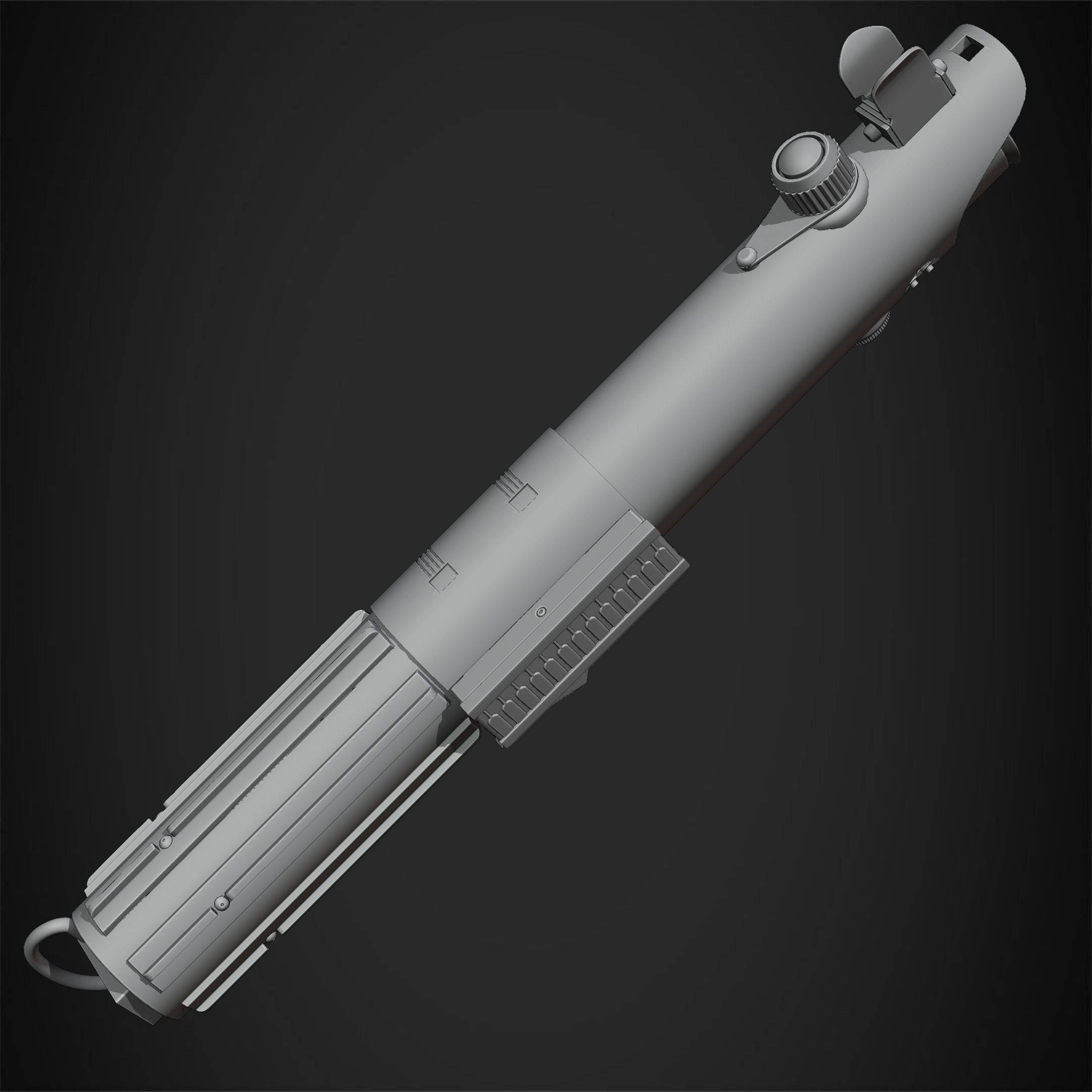 Anakin Skywalker Lightsaber for Cosplay 3D print model_20