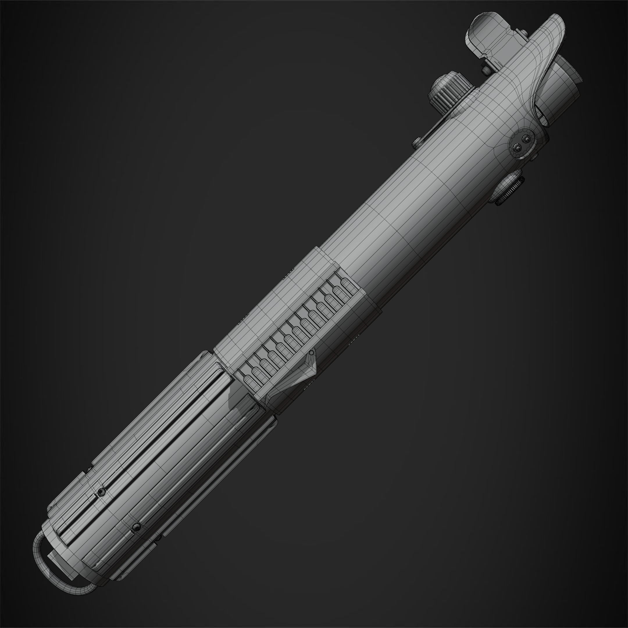 Anakin Skywalker Lightsaber for Cosplay 3D print model_21