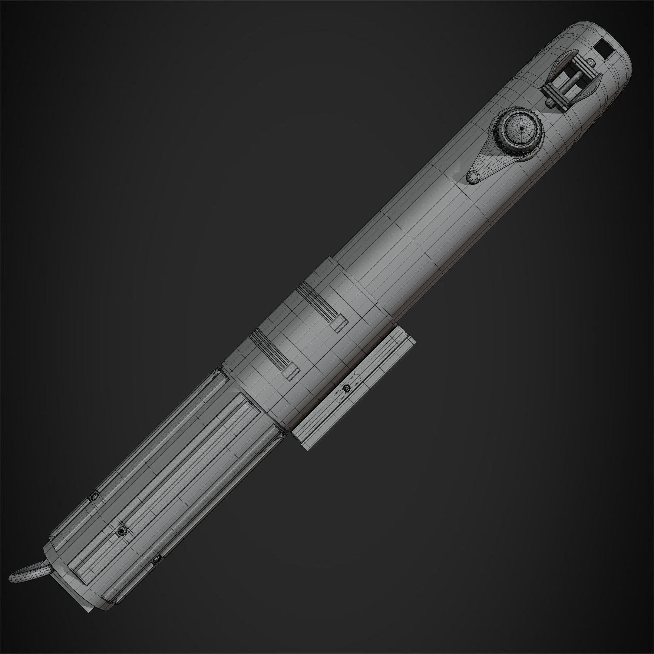 Anakin Skywalker Lightsaber for Cosplay 3D print model_17