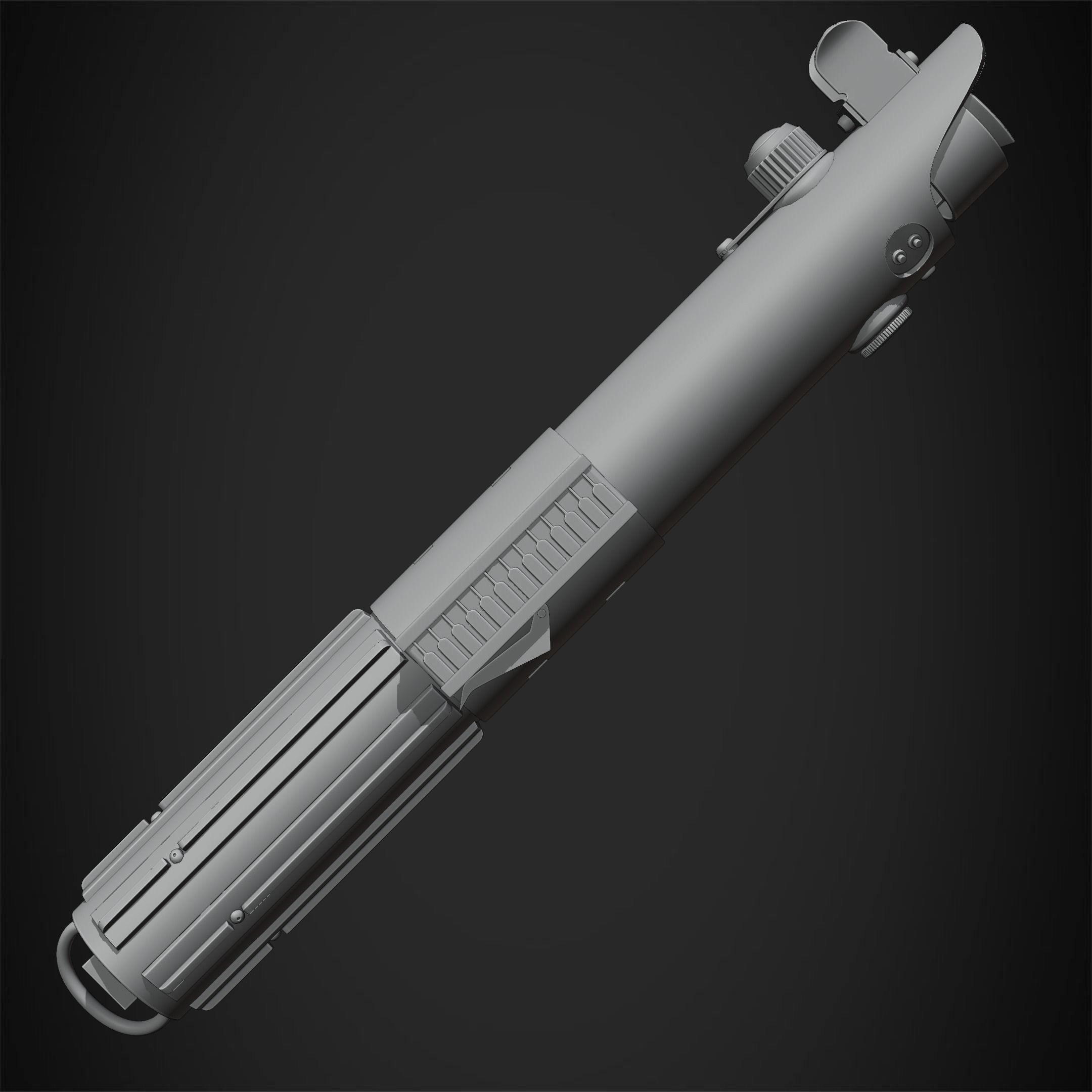 Anakin Skywalker Lightsaber for Cosplay 3D print model_22