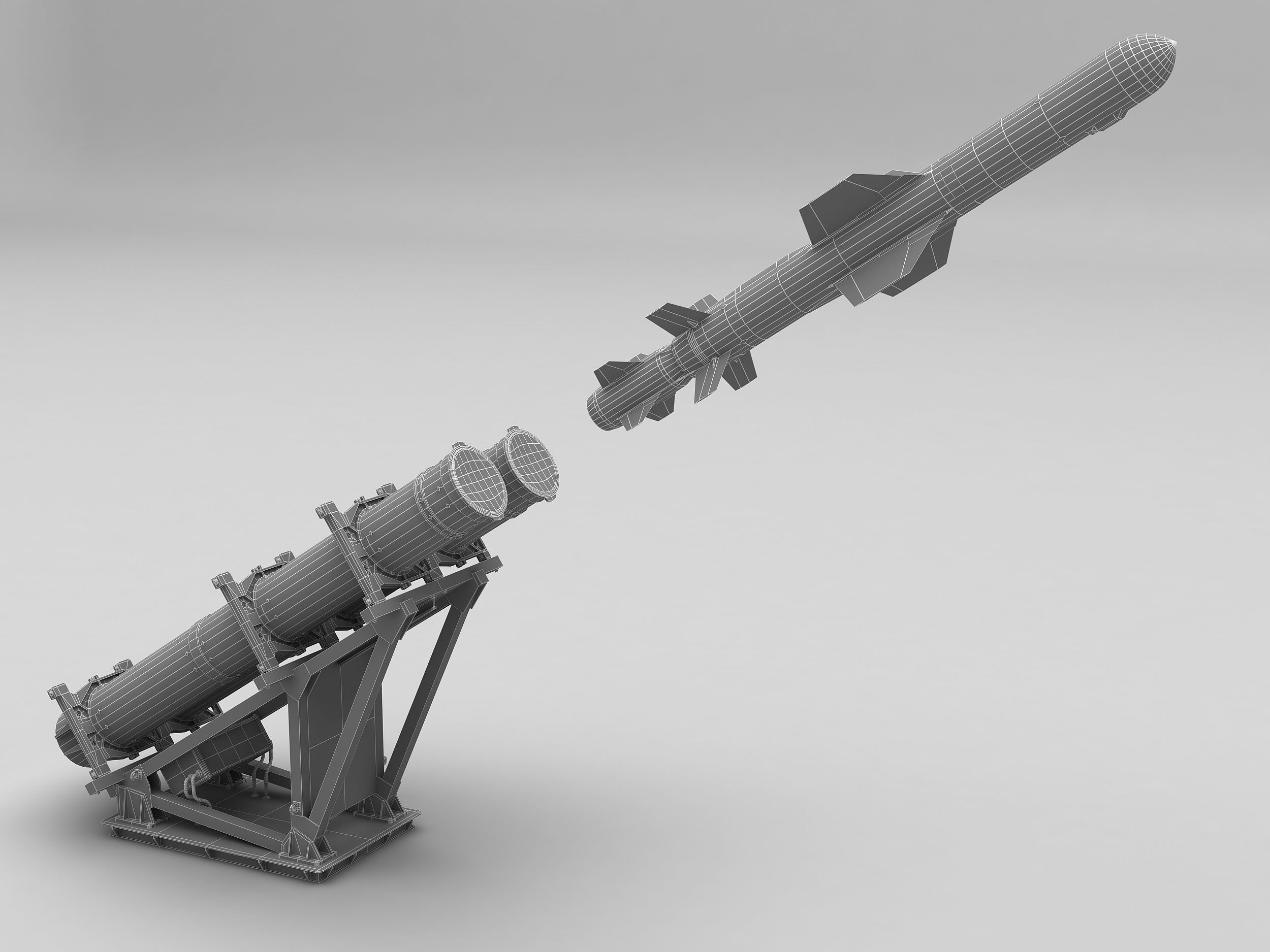 NAVY weapons pack 3D Model Collection_29