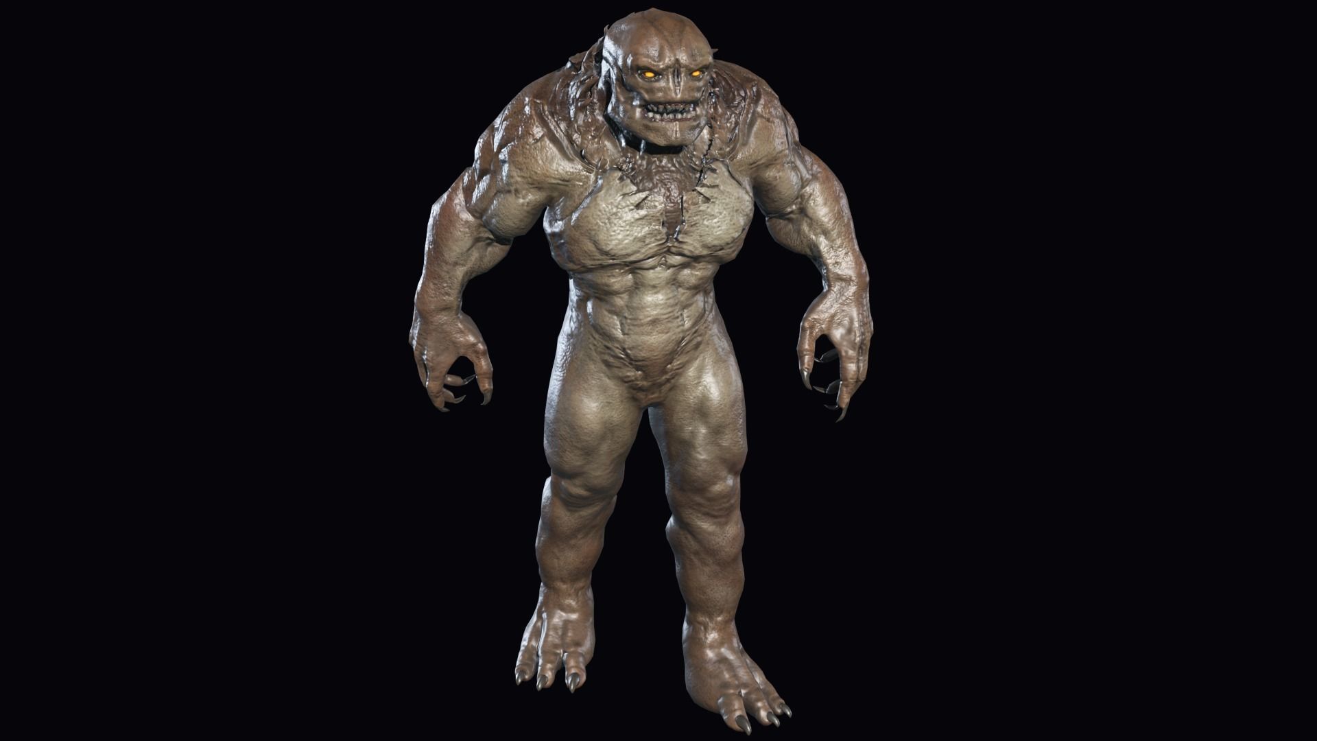 Big Demon 2 Low-poly 3D model_3
