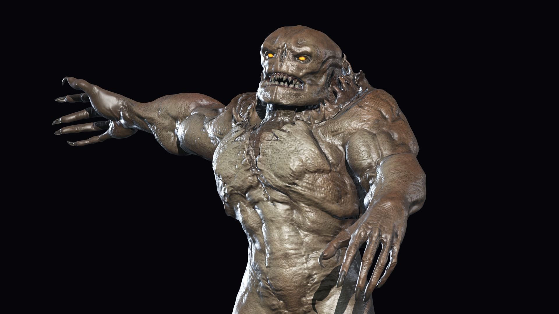 Big Demon 2 Low-poly 3D model_21