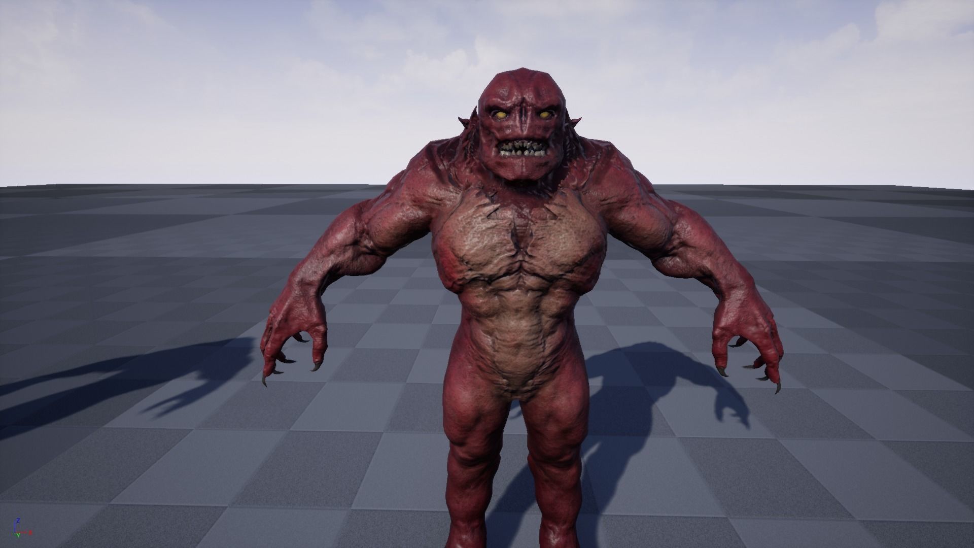 Big Demon 2 Low-poly 3D model_25