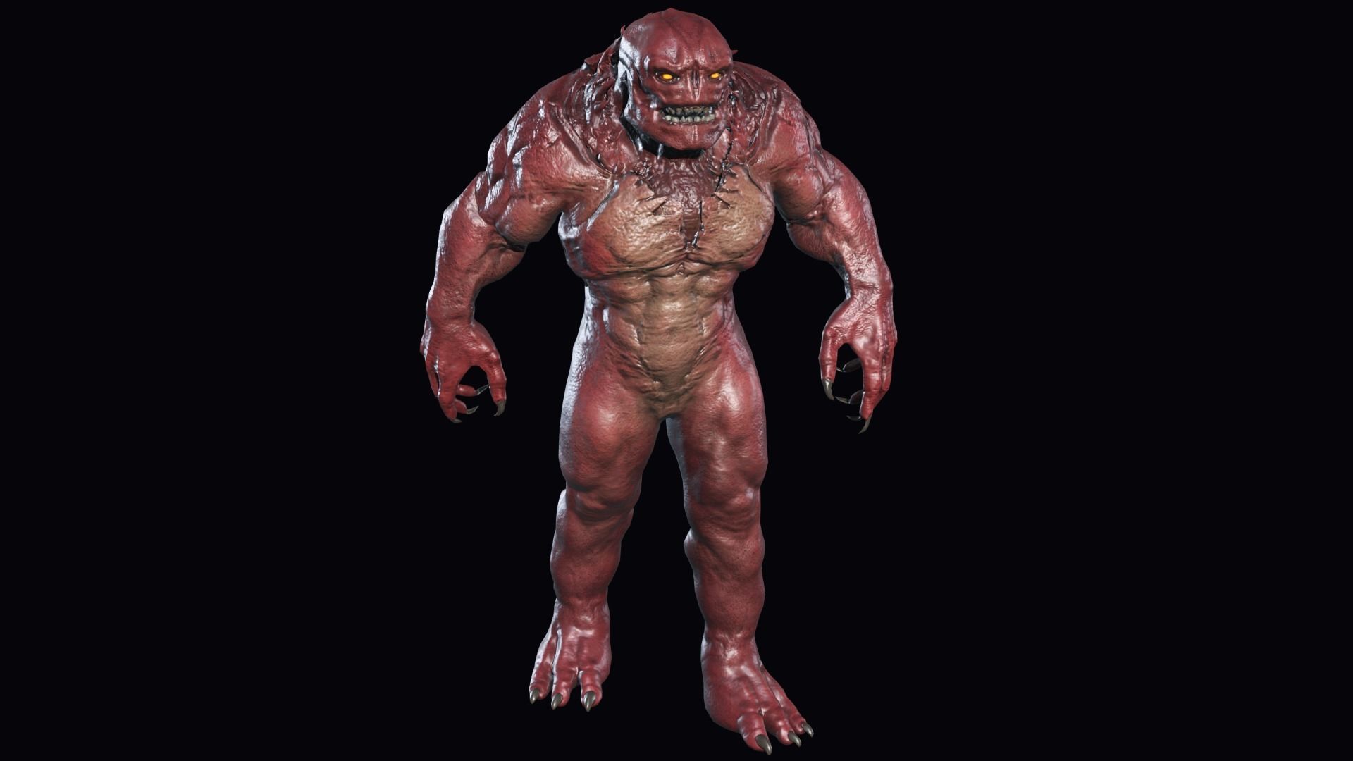 Big Demon 2 Low-poly 3D model_15