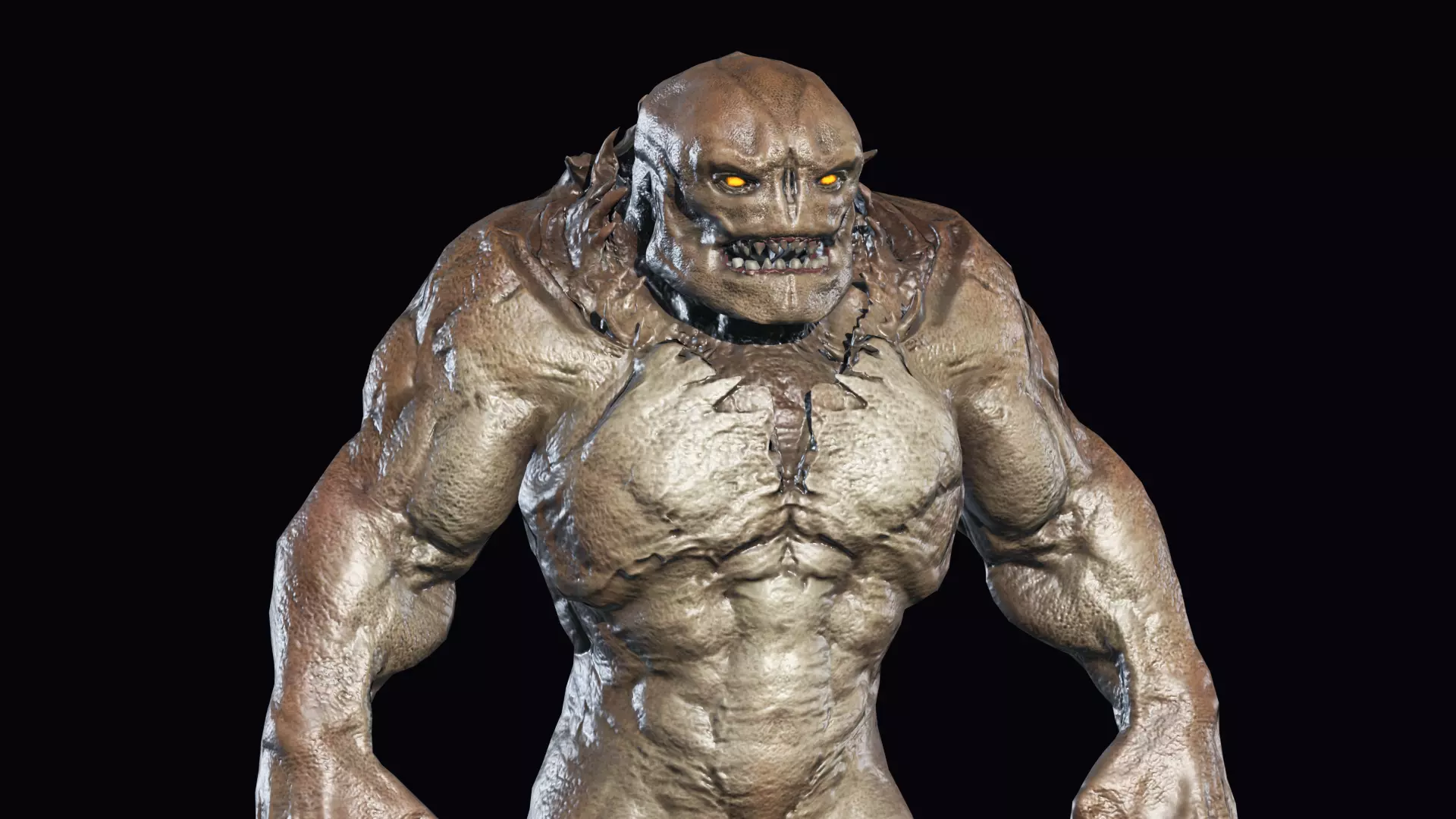 Big Demon 2 Low-poly 3D model_0