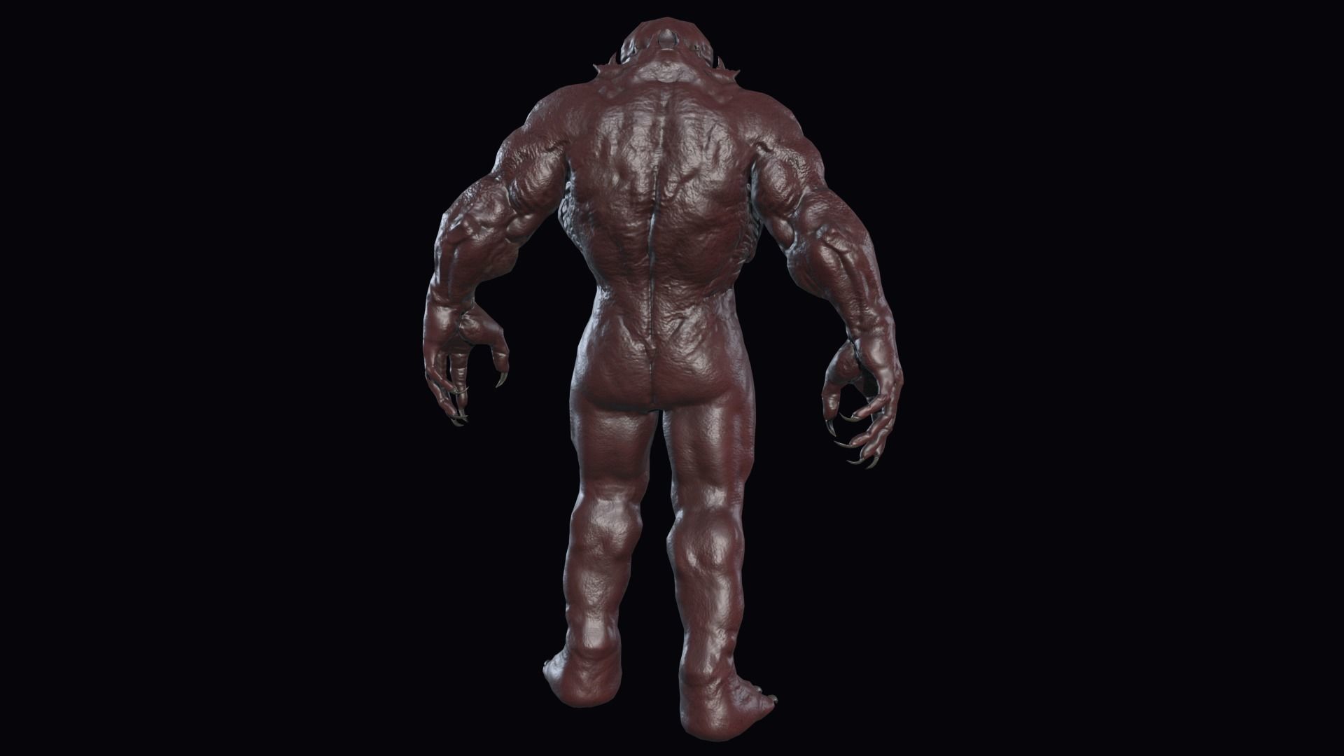 Big Demon 2 Low-poly 3D model_17