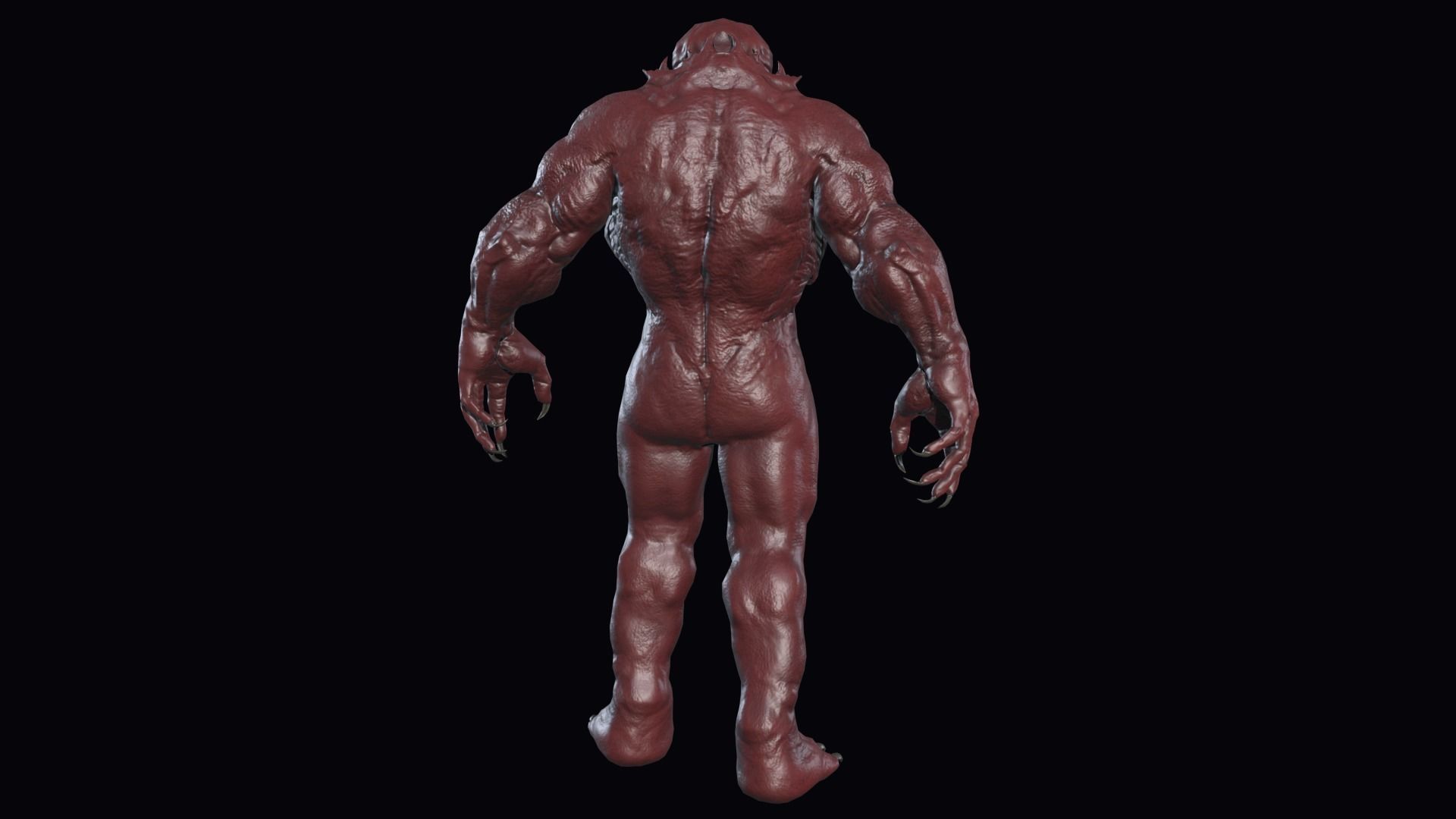 Big Demon 2 Low-poly 3D model_16