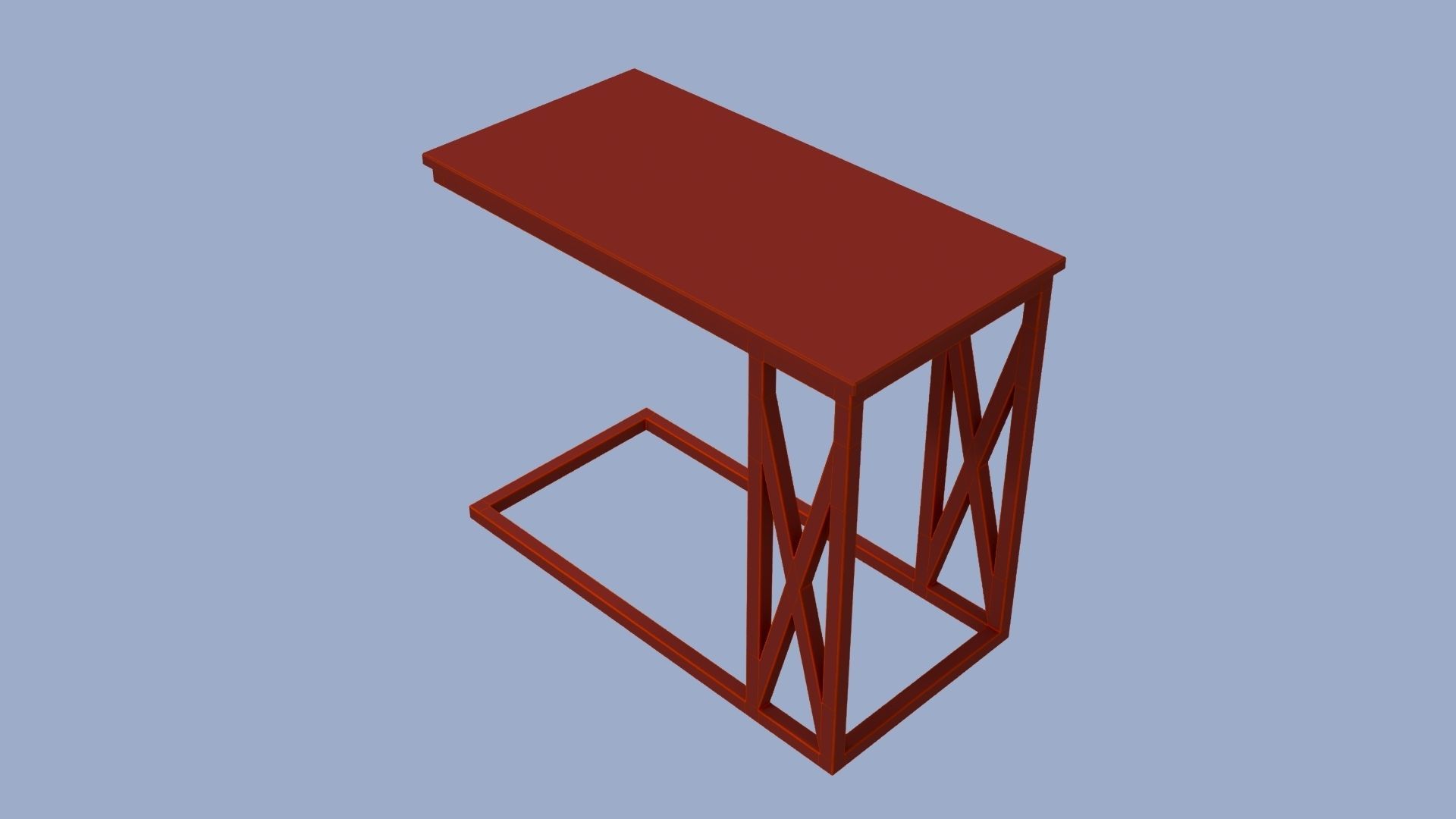 Pack of 5 coffee tables and one chair in LOFT style 3D model_47