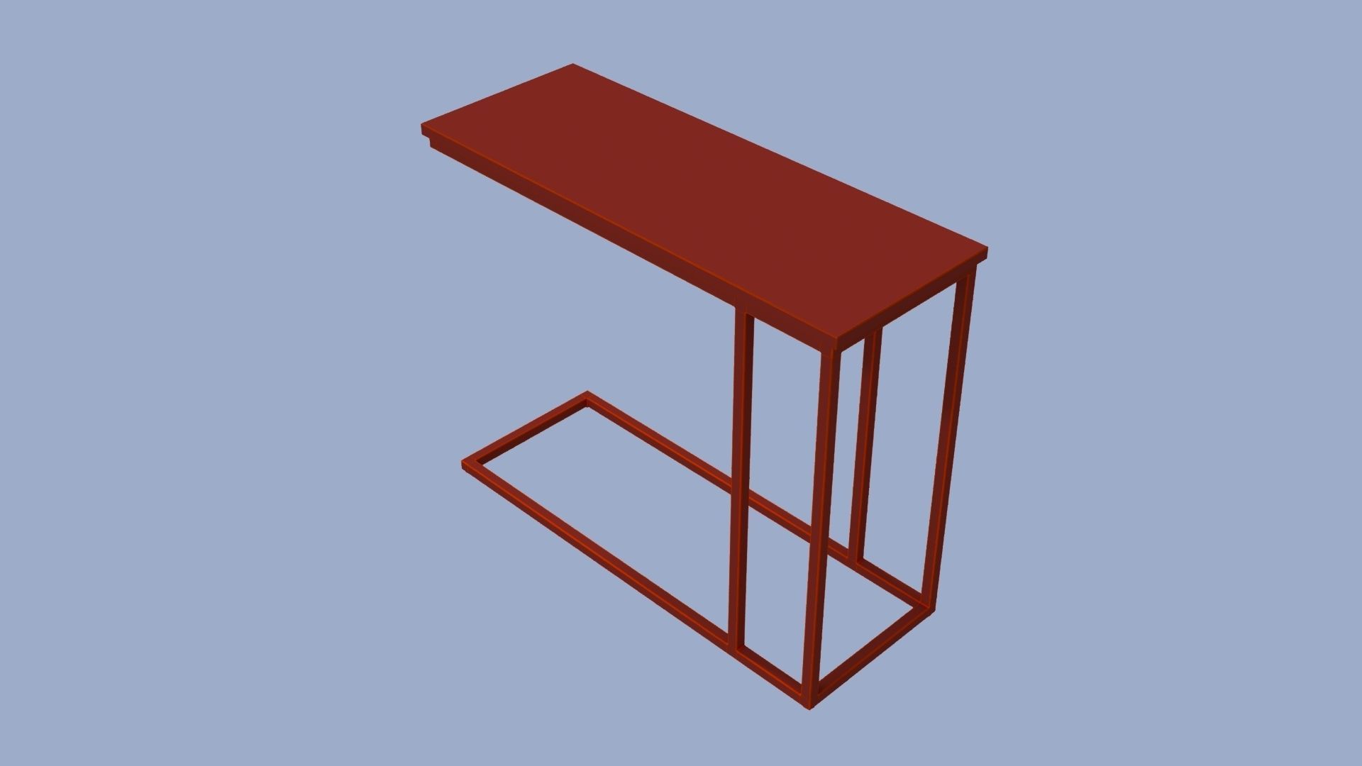 Pack of 5 coffee tables and one chair in LOFT style 3D model_49