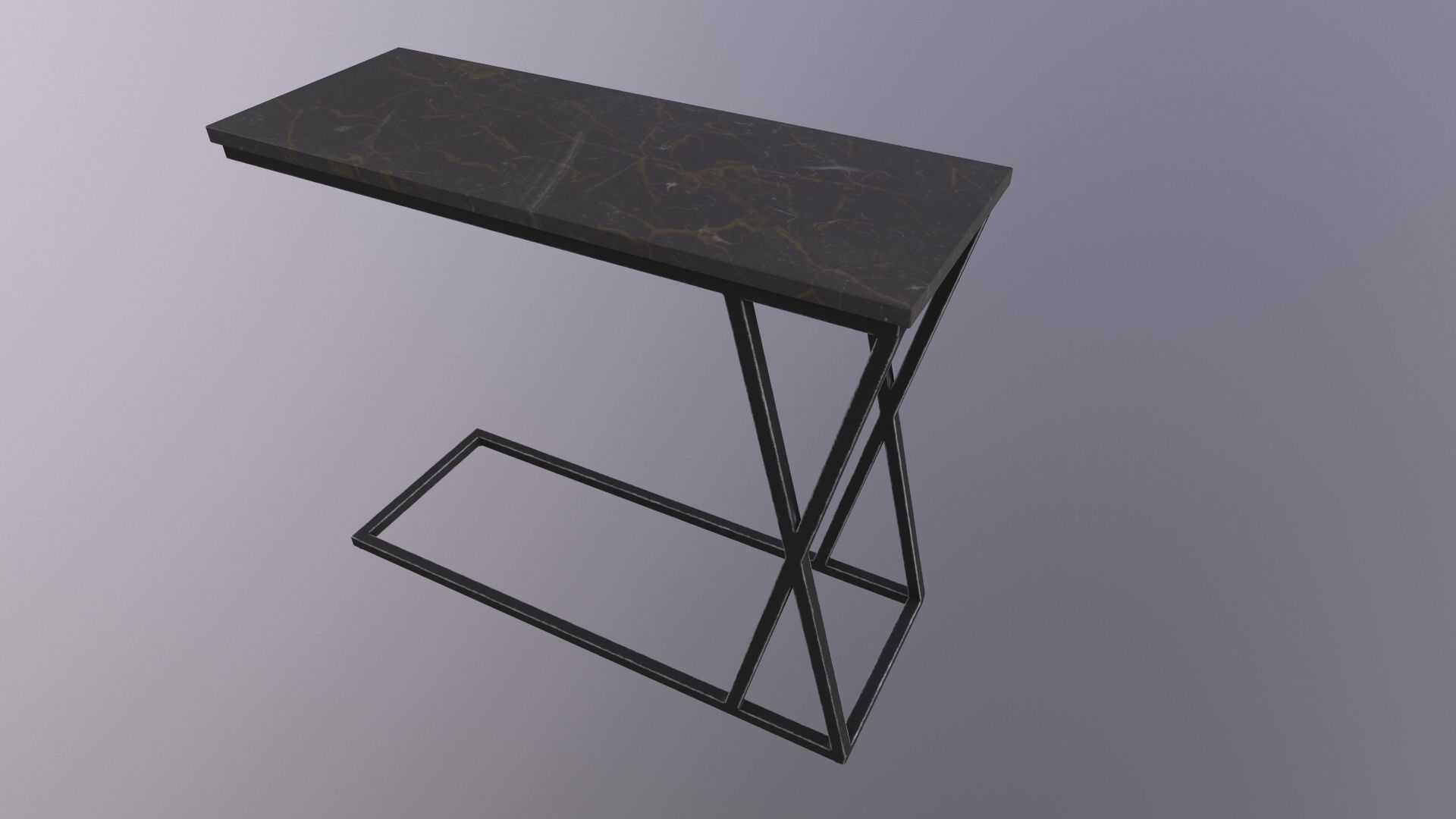 Pack of 5 coffee tables and one chair in LOFT style 3D model_31