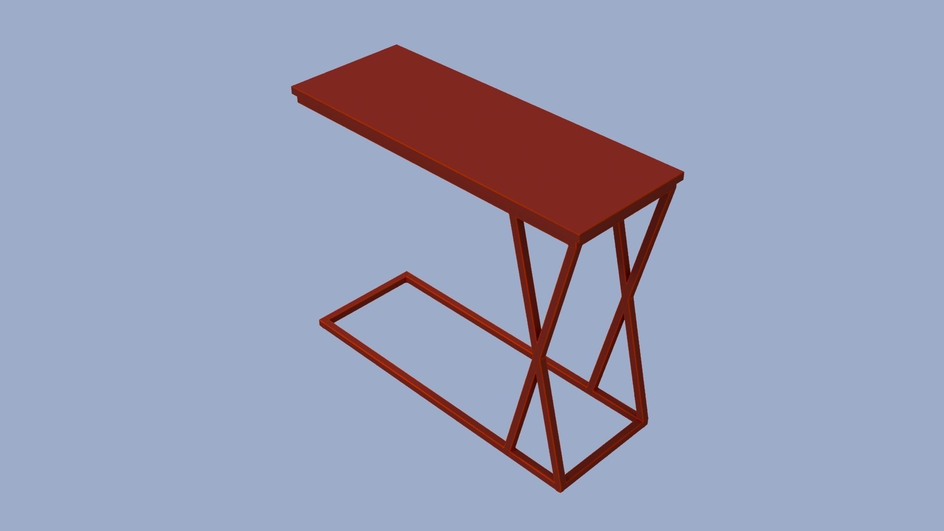 Pack of 5 coffee tables and one chair in LOFT style 3D model_50