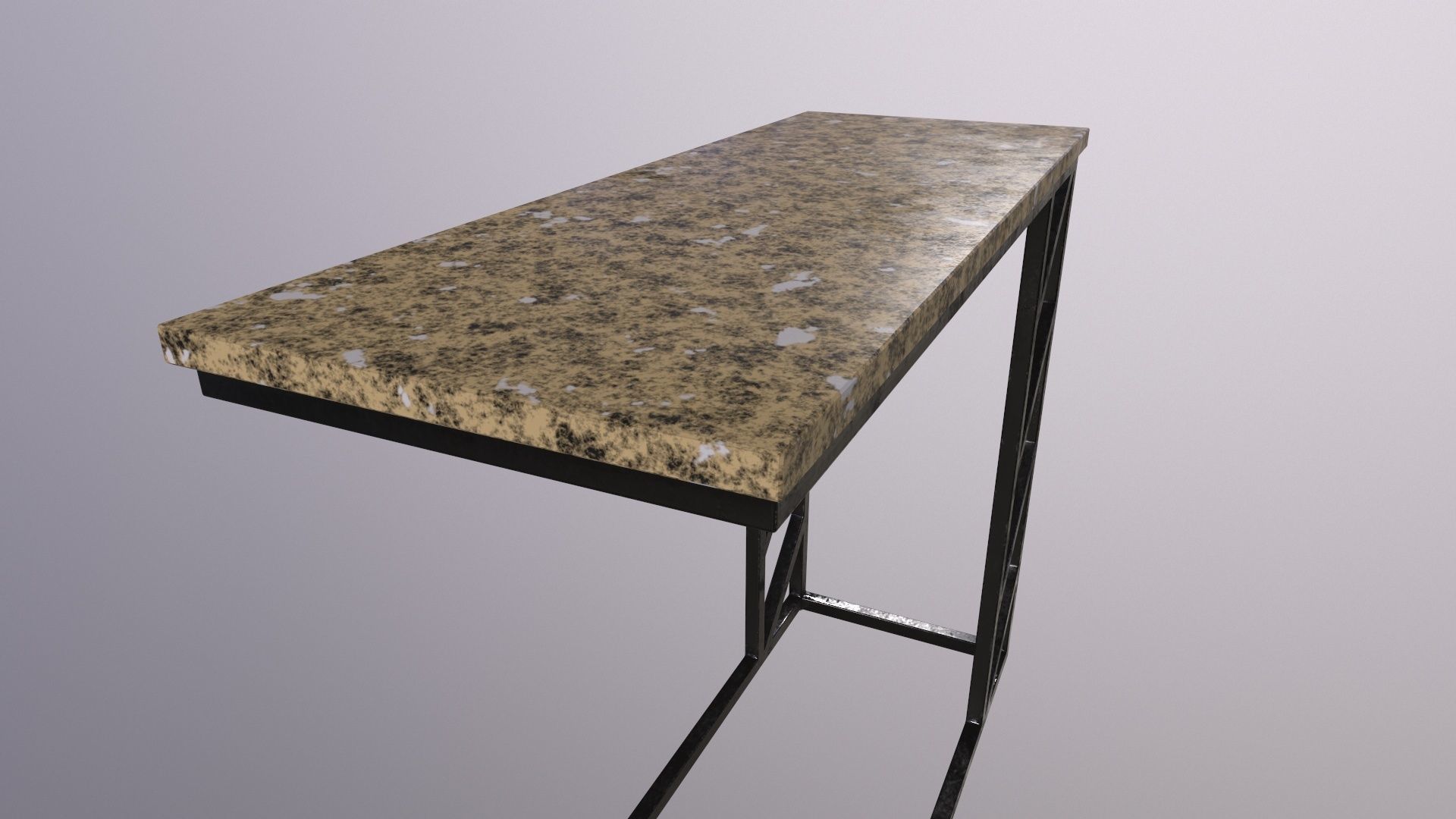 Pack of 5 coffee tables and one chair in LOFT style 3D model_17