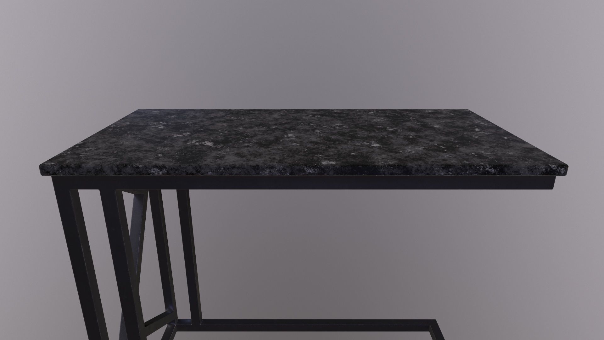 Pack of 5 coffee tables and one chair in LOFT style 3D model_12