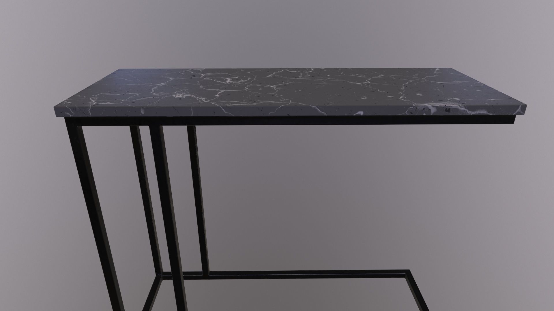 Pack of 5 coffee tables and one chair in LOFT style 3D model_27