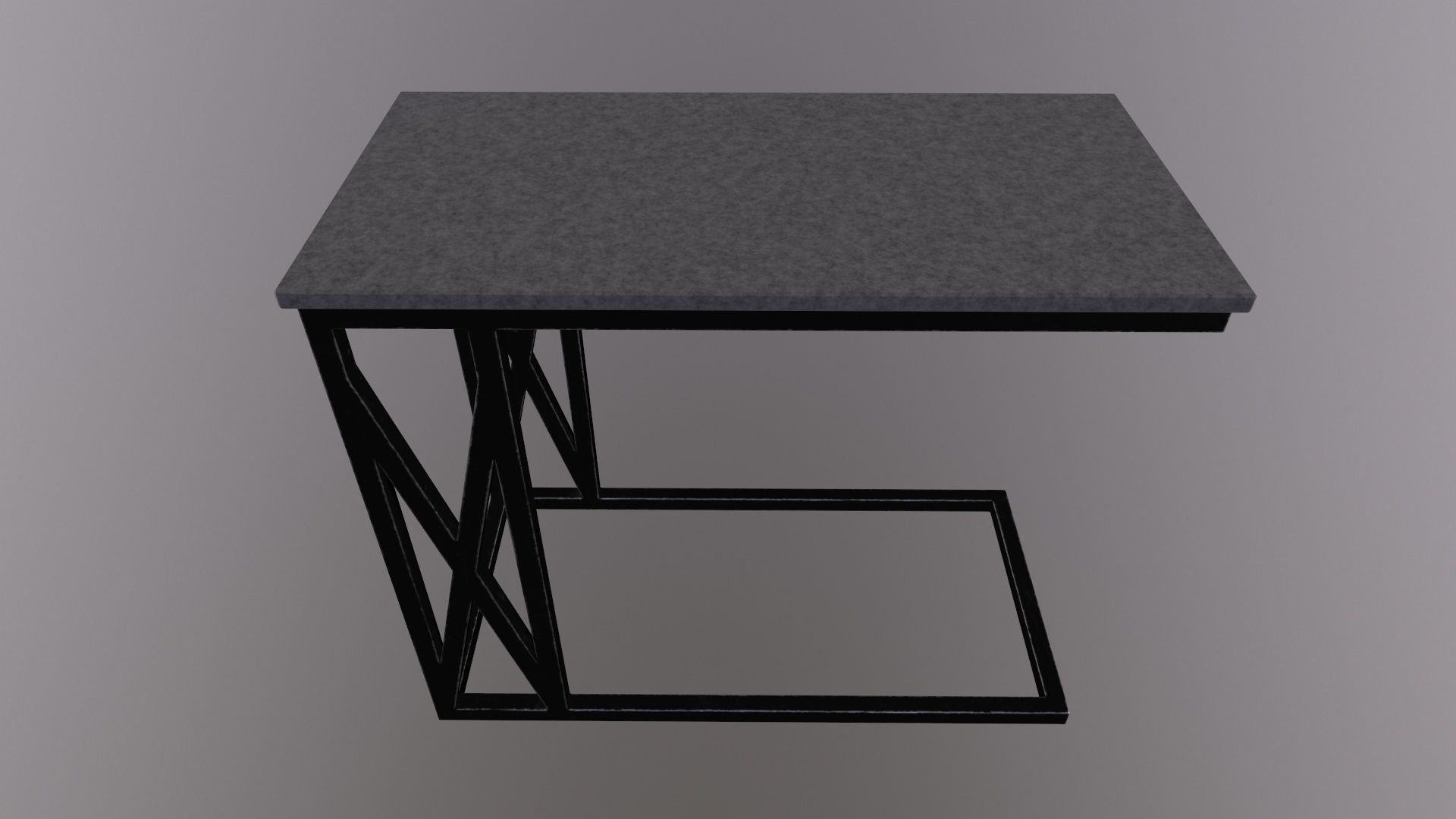 Pack of 5 coffee tables and one chair in LOFT style 3D model_37