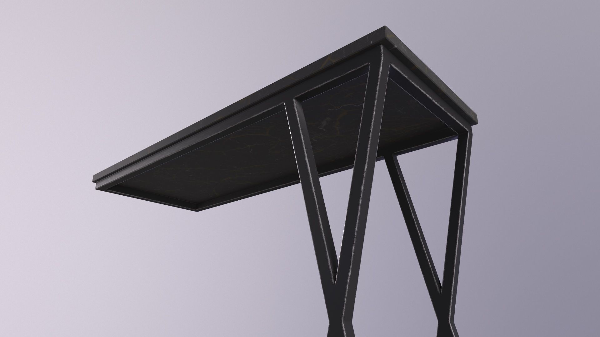 Pack of 5 coffee tables and one chair in LOFT style 3D model_35