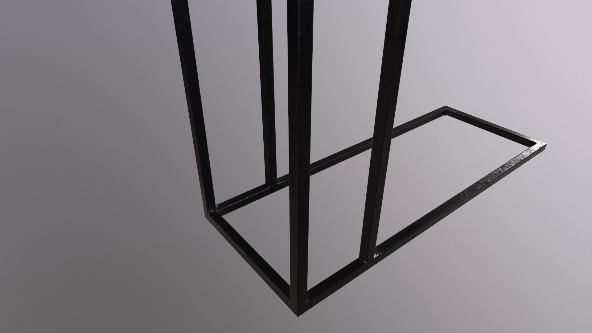 Pack of 5 coffee tables and one chair in LOFT style 3D model_30