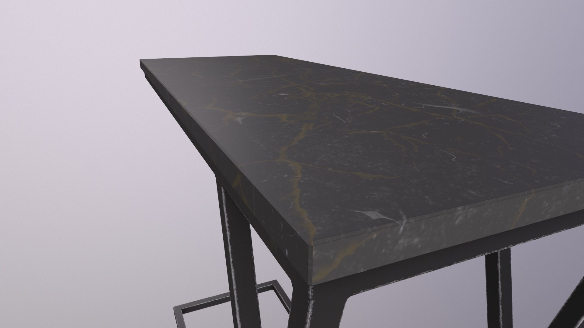 Pack of 5 coffee tables and one chair in LOFT style 3D model_34