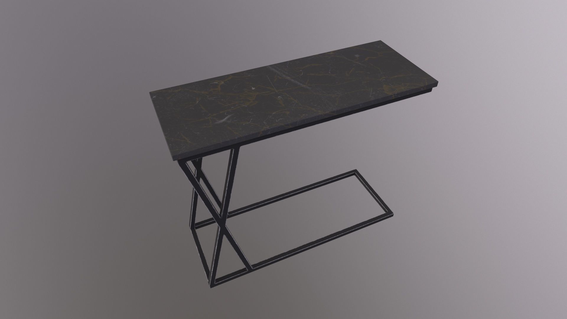 Pack of 5 coffee tables and one chair in LOFT style 3D model_32