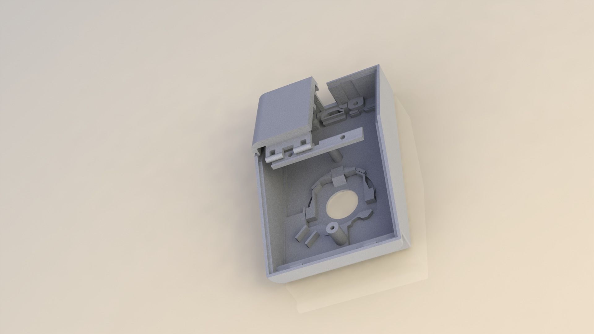 Atari ST STM1 Mouse enclosure  3D print model_17