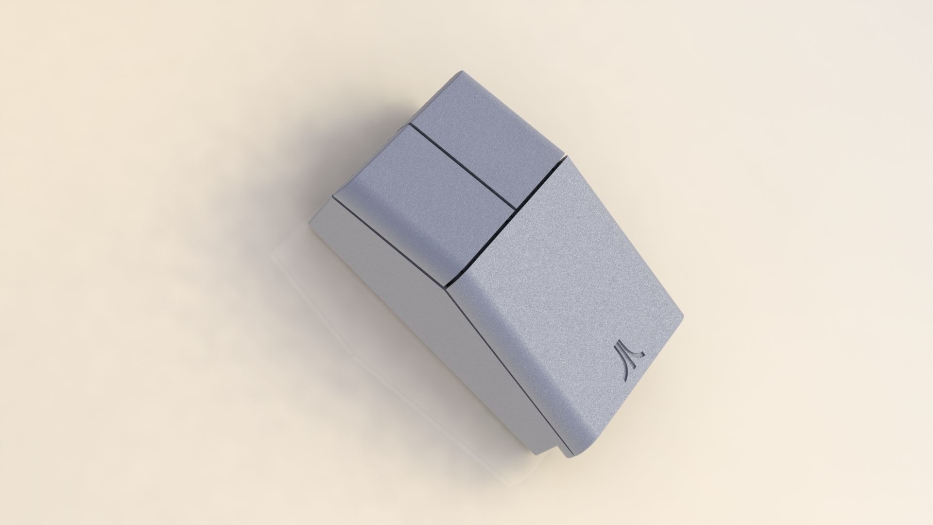 Atari ST STM1 Mouse enclosure  3D print model_6