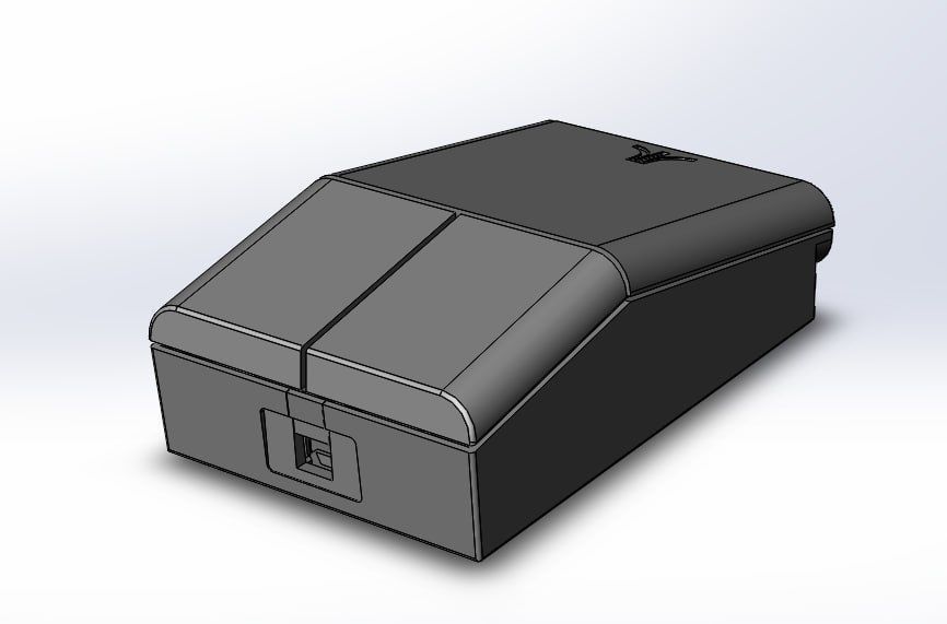 Atari ST STM1 Mouse enclosure  3D print model_21